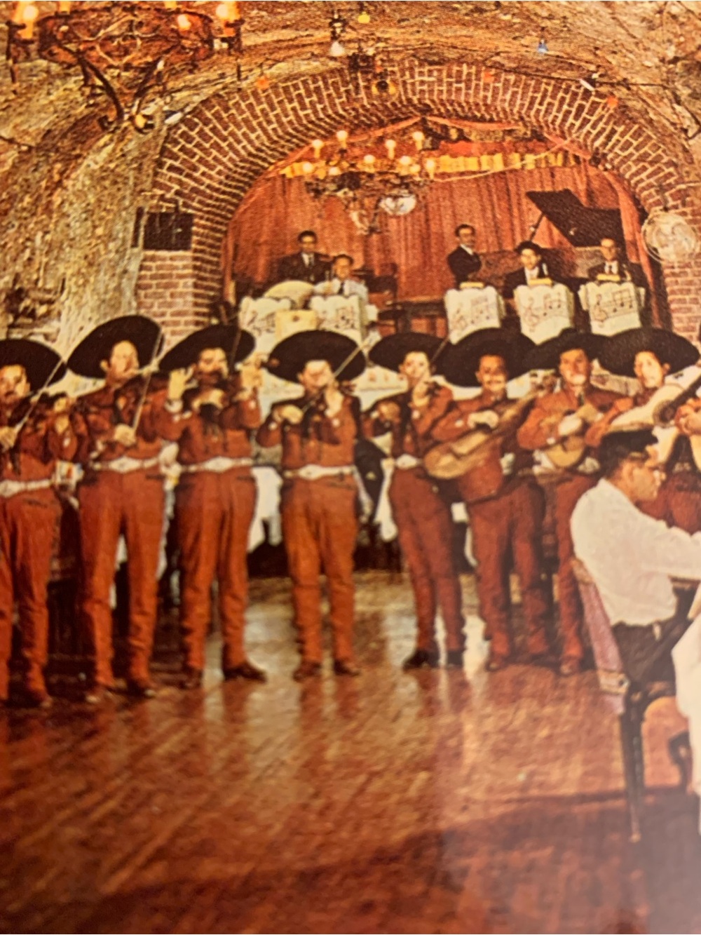 Vintage Mariachi Band Post Card Taken in ‘60’s Nogales, Sonora Mexico LaCavarna